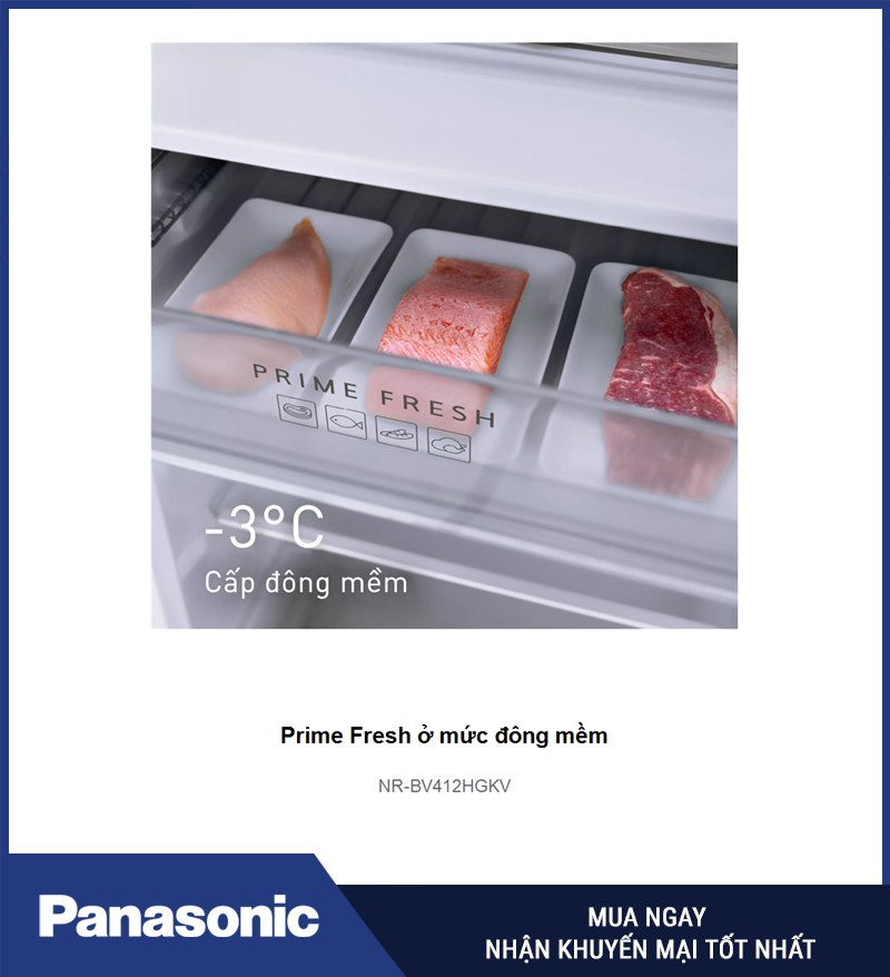 Prime Fresh ở mức đông mềm