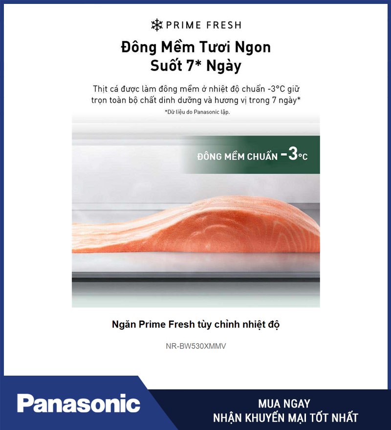 Ngăn Prime Fresh tùy chỉnh nhiệt độ