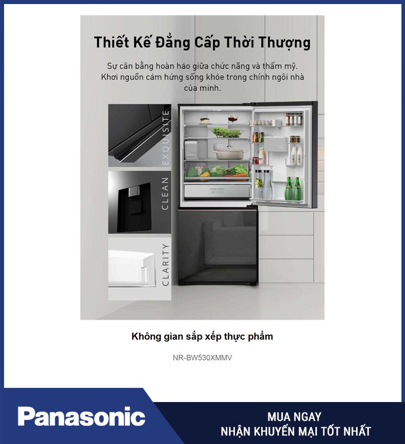 Không gian sắp xếp thực phẩm