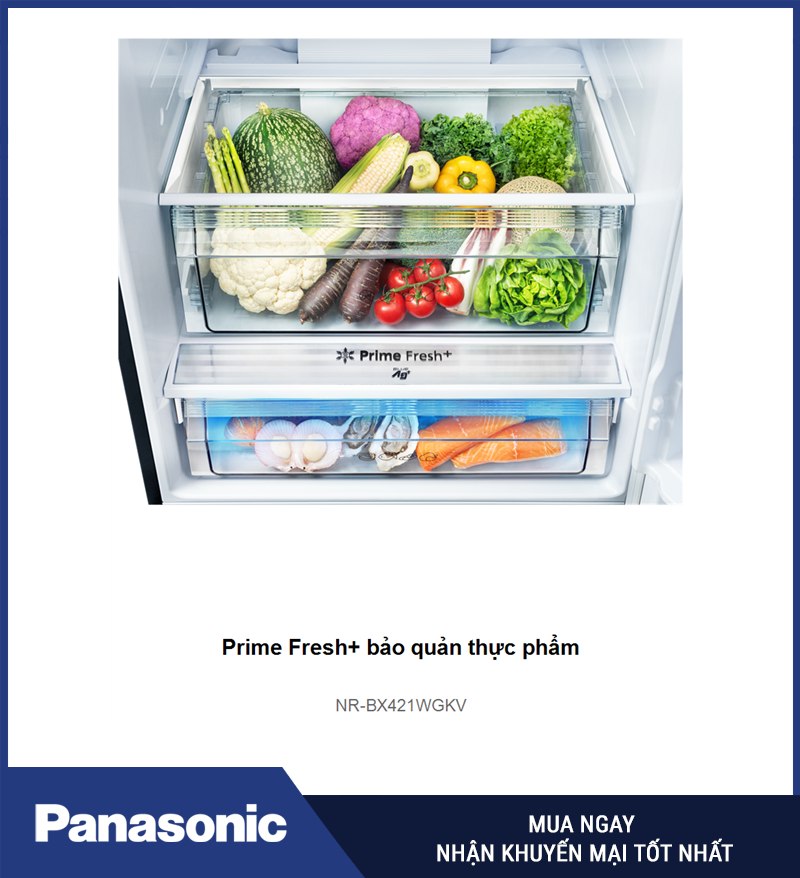 Ngăn Prime Fresh+ của NR-BX421WGKV