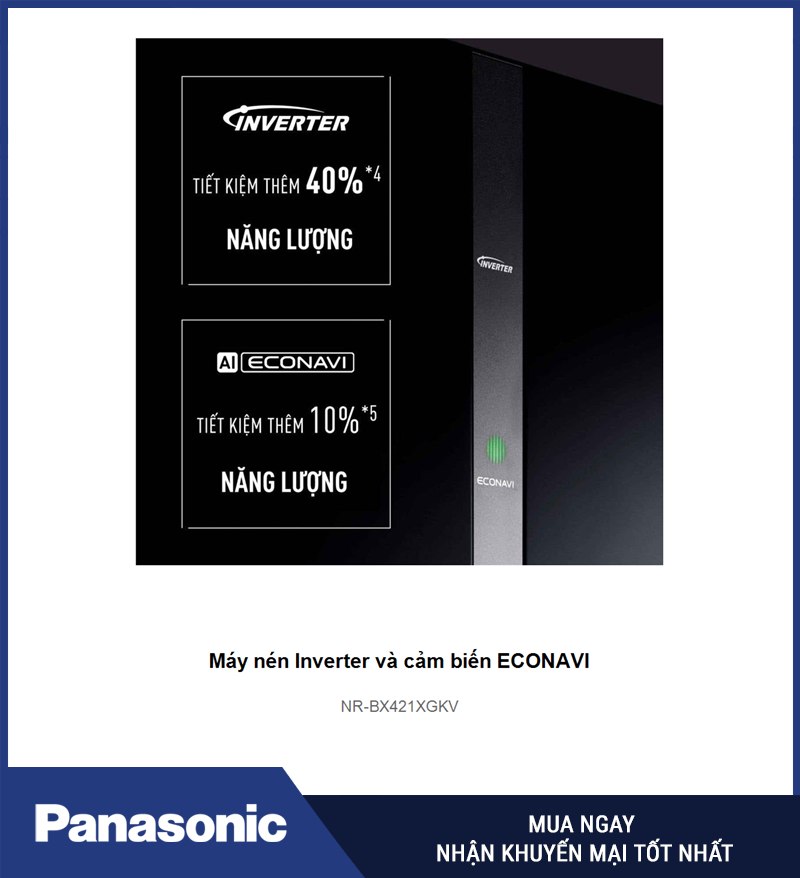 Máy nén Inverter và cảm biến ECONAVI