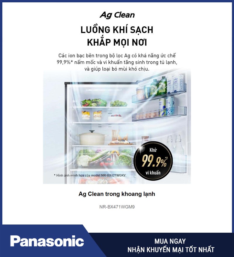 Ag Clean trong khoang lạnh