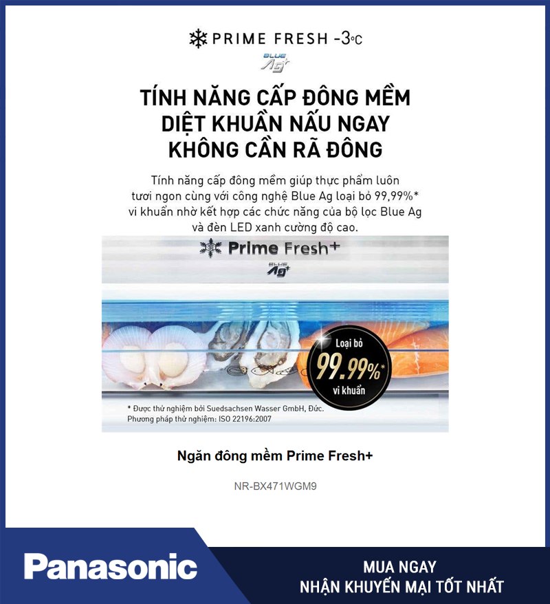 Ngăn đông mềm Prime Fresh+