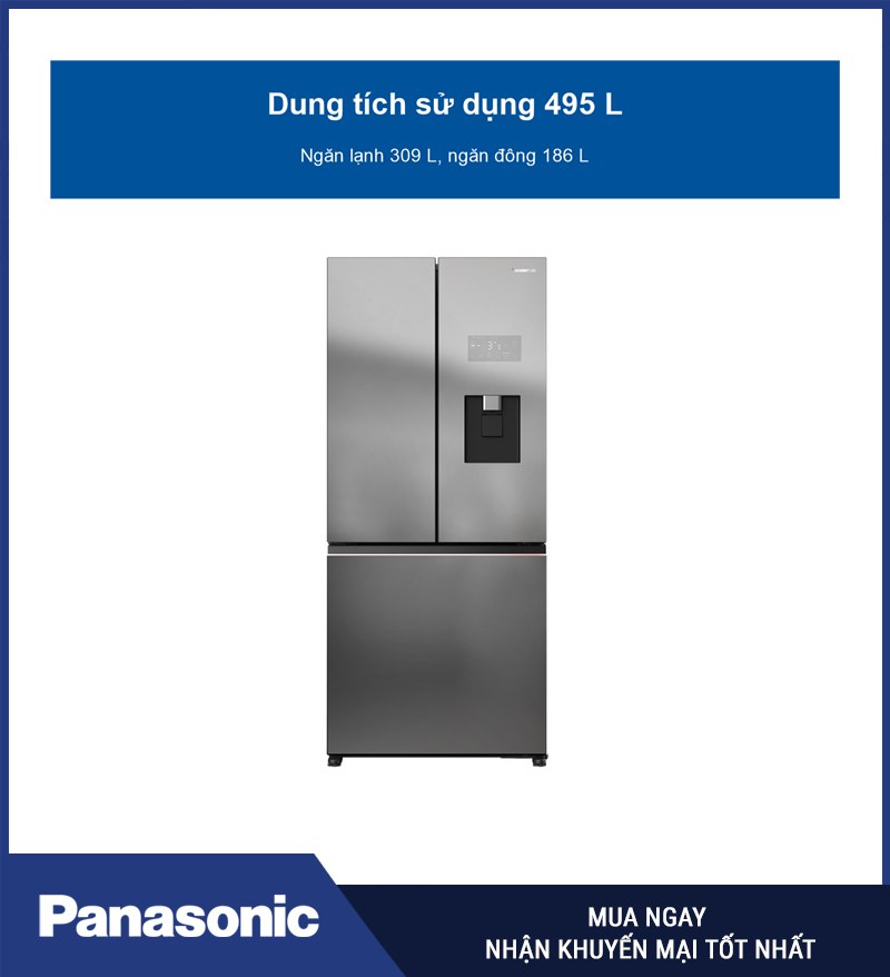 Dung tích sử dụng 495 L
