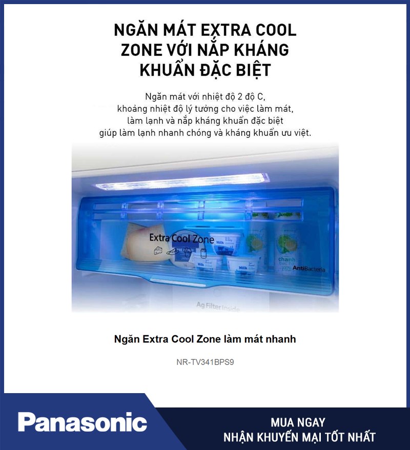 Ngăn Extra Cool Zone làm mát nhanh