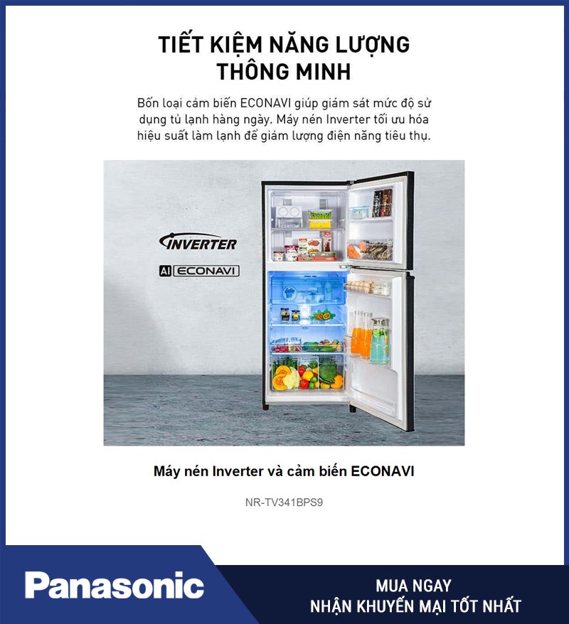 Máy nén Inverter và cảm biến ECONAVI