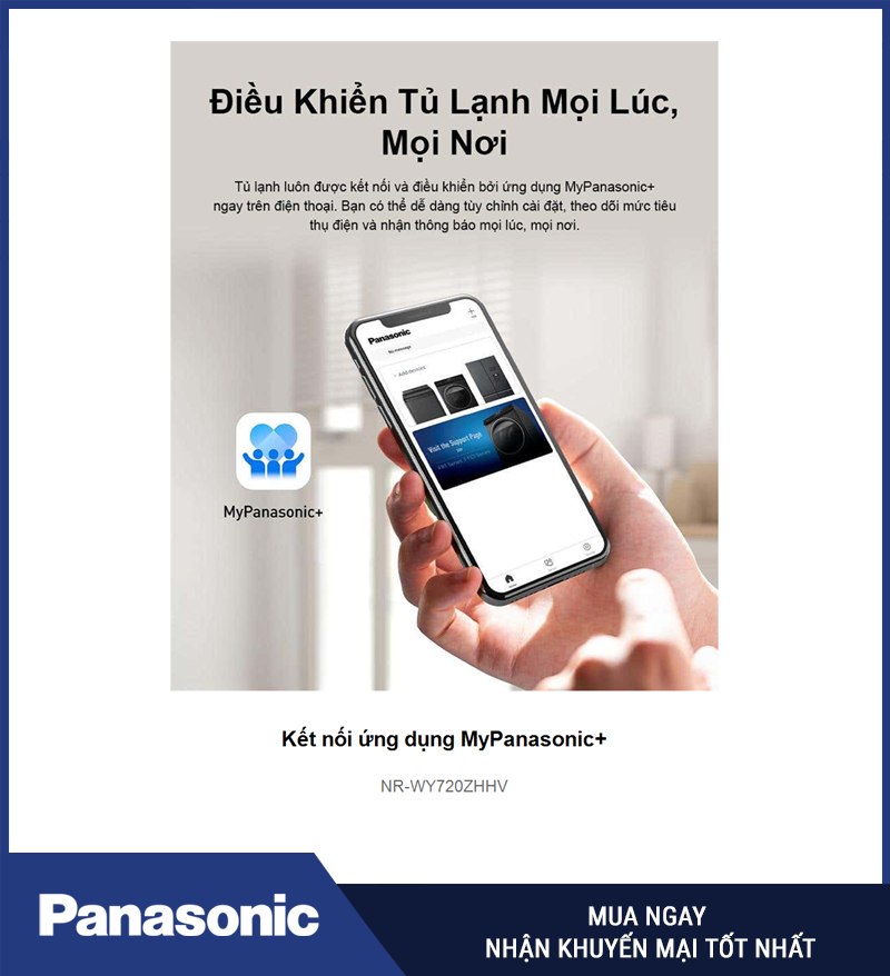 Kết nối ứng dụng MyPanasonic+