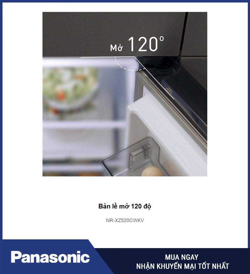 Bản lề mở 120 độ