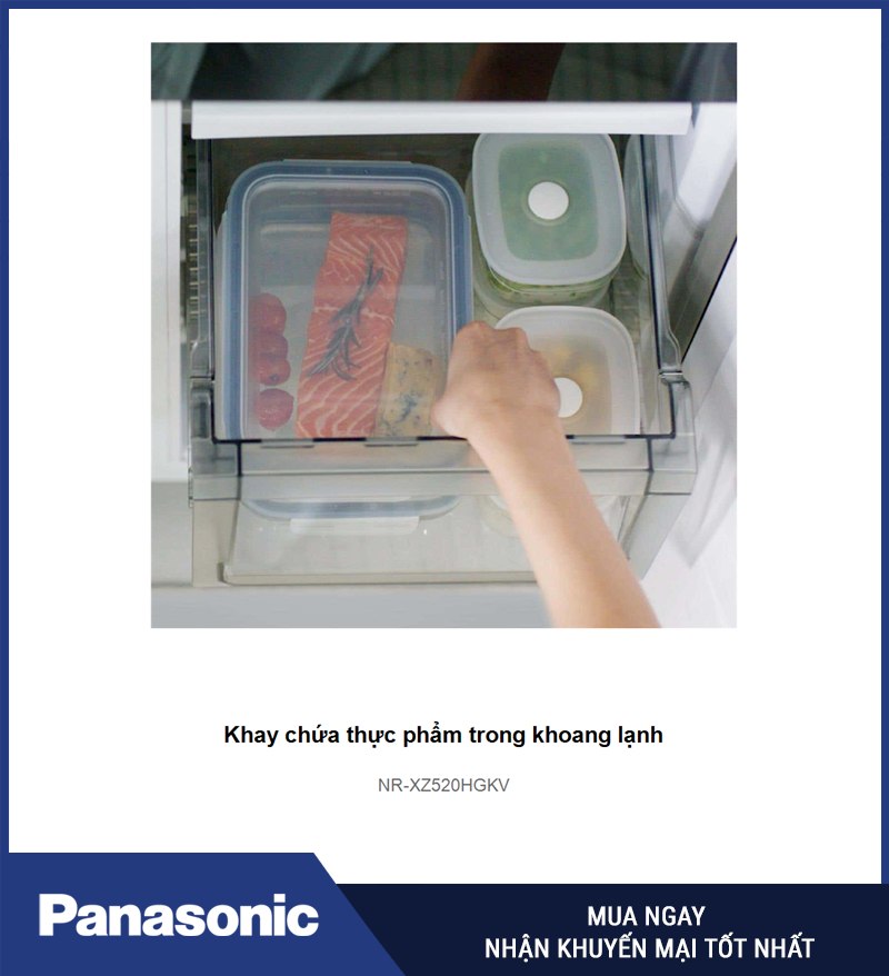 Khay chứa thực phẩm trong khoang lạnh