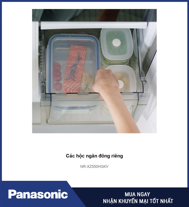 Các hộc ngăn đông riêng