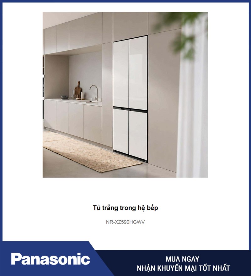 Tủ trắng trong hệ bếp