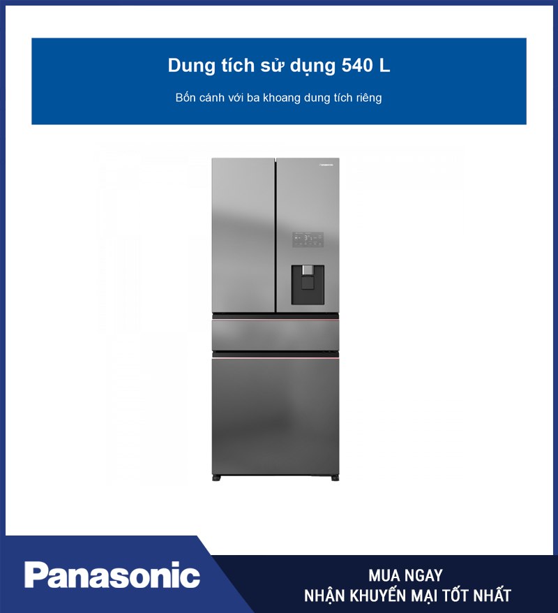 Dung tích sử dụng 540 L