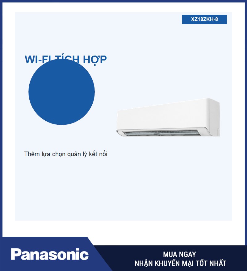 Wi-Fi tích hợp bổ sung lựa chọn quản lý kết nối cho thiết bị.