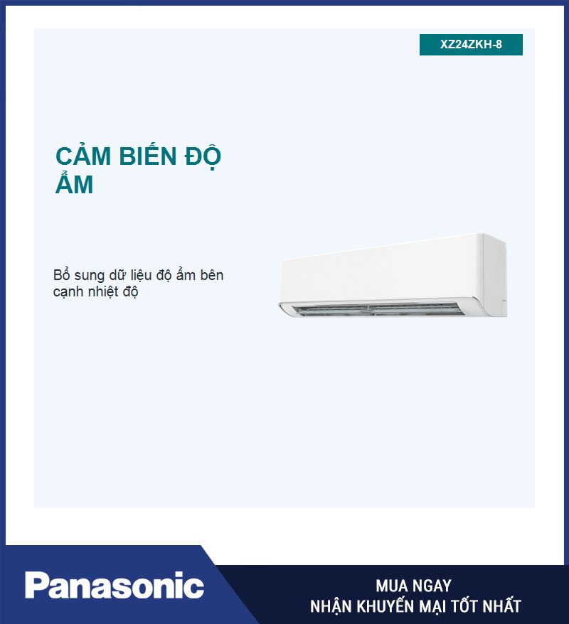 Cảm biến độ ẩm bổ sung dữ liệu bên cạnh nhiệt độ phòng.